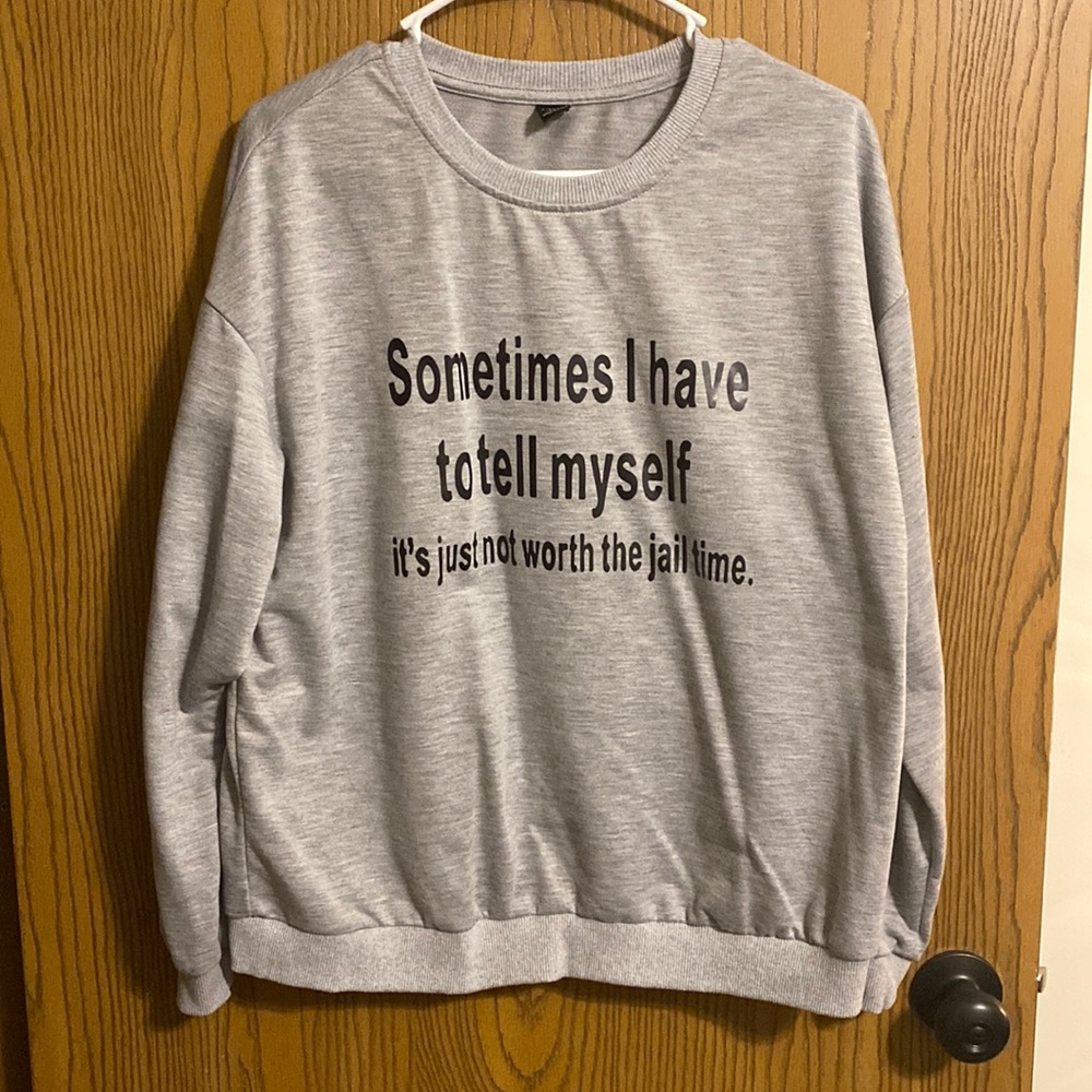 SHEIN Curve XL Crewneck Sweatshirt.